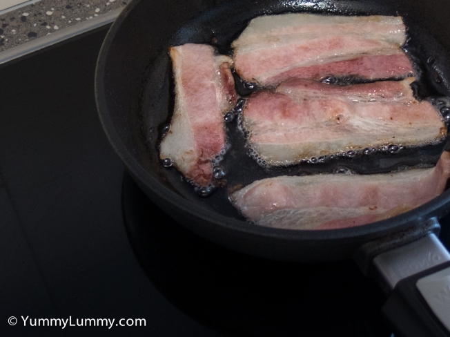 Sizzling bacon