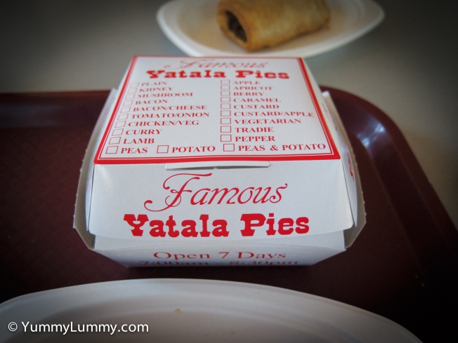 Yatala pies takeaway box. 